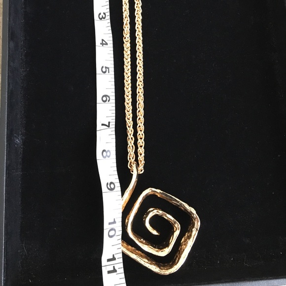 Large statement necklace gold plated - Picture 6 of 6